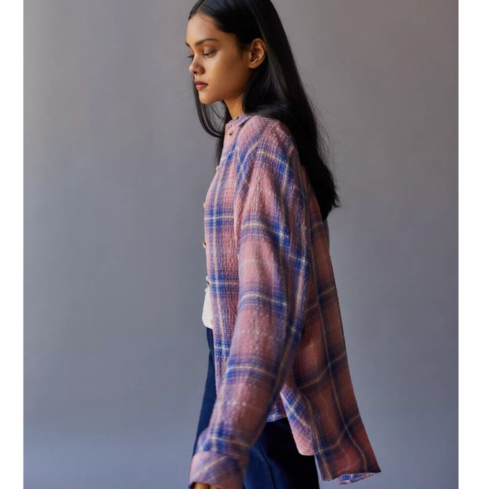 {Urban Outfitters | BDG} Keanu Flannel Button-Down Shirt~ Size Small